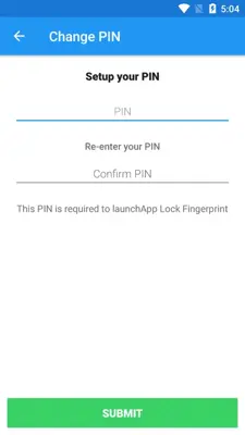 Fingerprint App Lock android App screenshot 1