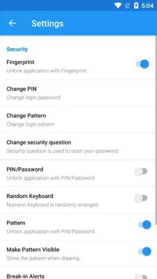 Fingerprint App Lock android App screenshot 5