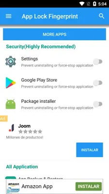 Fingerprint App Lock android App screenshot 6